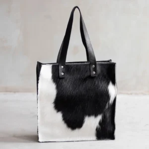 Nahast shopper - lehmamuster